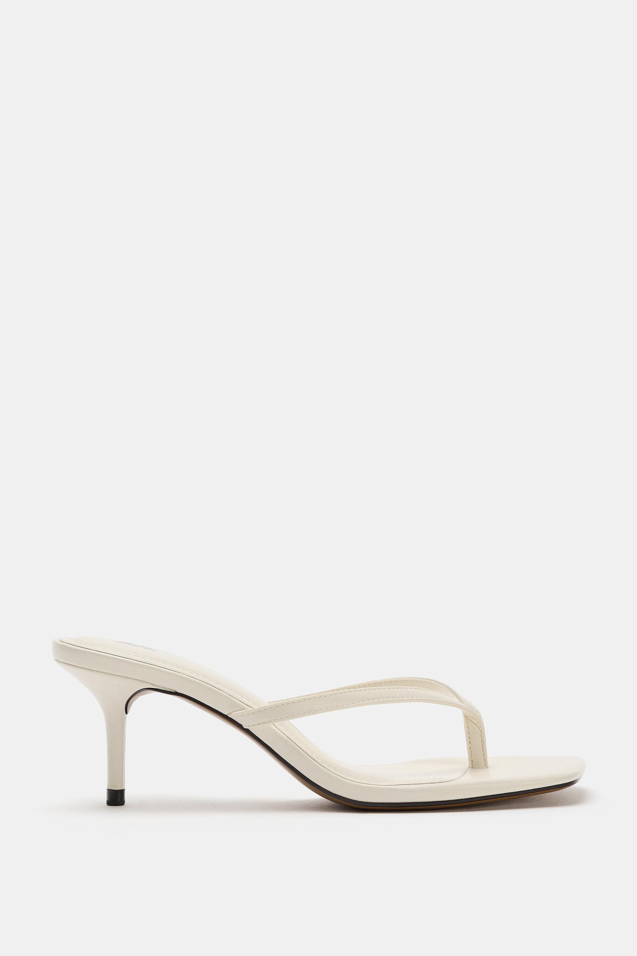 SQUARE TOE HEELED SANDALS